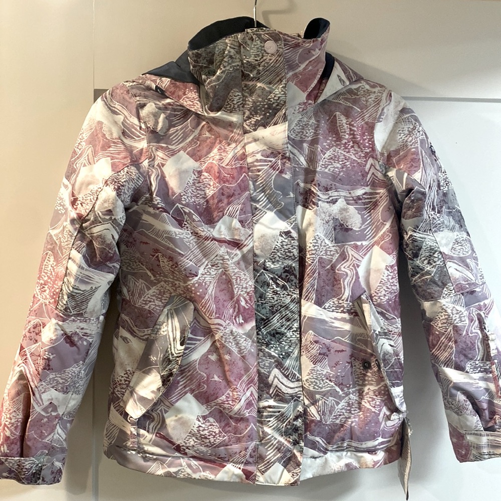 Roxy girls snow/ski jacket. Size 8.